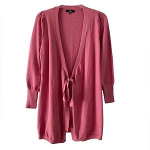Lulus Mauve Tie Front Cardigan Size Medium